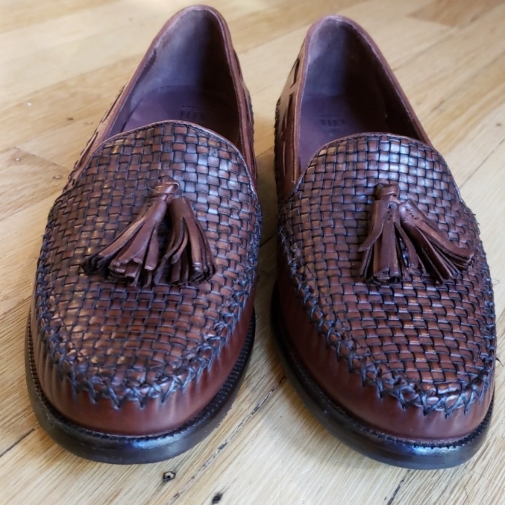 NEW Cole Haan Woven Tassell Loafer